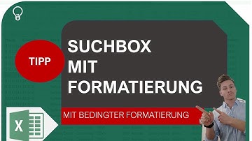 Excel Suchbox mit bedingter Formatierung I Excelpedia