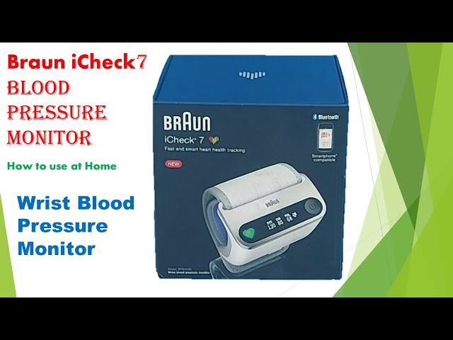 Braun iCheck® 7 - wrist blood pressure monitor 