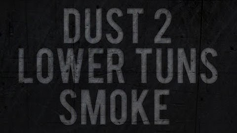 CS:S Nade Spot - Dust 2, Lower Tunnels Smoke