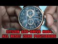 Citizen ecodrive h804 all reset zero positioning tutorial  solimbd  radio controlled watch