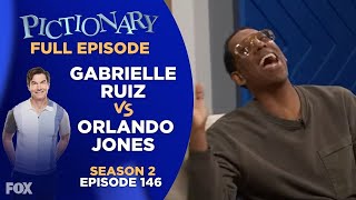 Ep 146.Their Job Is Just Beach | Pictionary Game Show: Gabrielle Ruiz & Orlando Jones