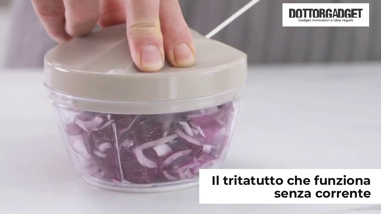 Mini Tritatutto manuale a corda - DottorGadget 