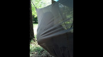 DIY Hammock Bug Net- by www.HoosierHikes.com