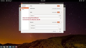 🔥IP Address Setup  in Ubuntu 16.04🔥