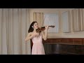 Bach - Fugue from Violin sonata in G minor BWV 1001, María Dueñas