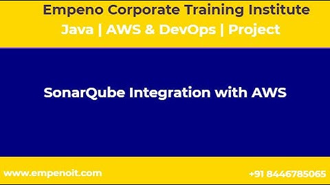 SonarQube Integration with AWS