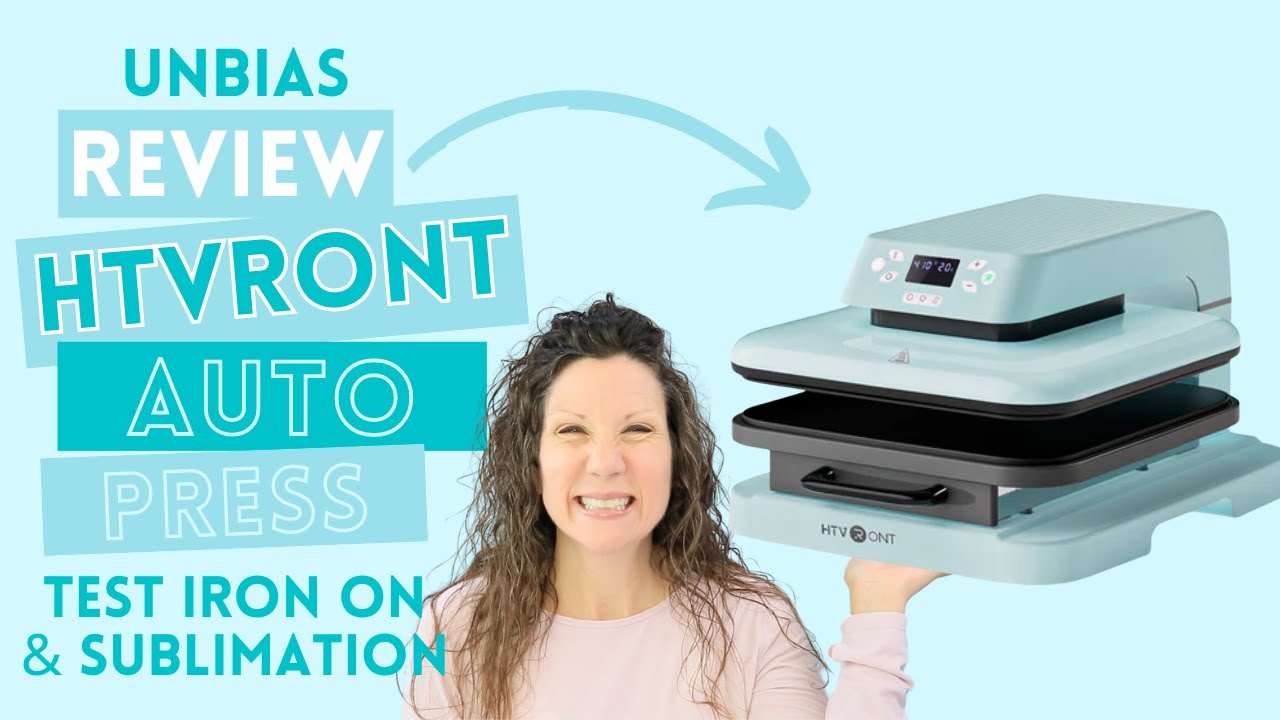 HTVRONT Auto Heat Press Review and Project Idea