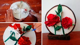 Table top decoration piece making with plaster of Paris||plaster of Paris crafts|mold making at home