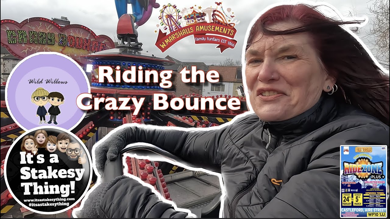 Castleford Rides Insane Rides Crazy Bounce, Ride Zone Plus at Castleford Aire Street 2023 # ...