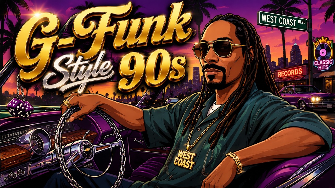 G-Funk Style 90s 💥 Snoop Dogg, 2Pac, Dr. Dre, Ice Cube | Best