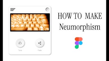 🎨 How to make Neomorphism effect | Figma | UIUX