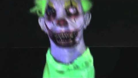 Fearscapestudios.com FCS303 CLOWN SHUTTERS HALLOWEEN HAUNTED HOUSE