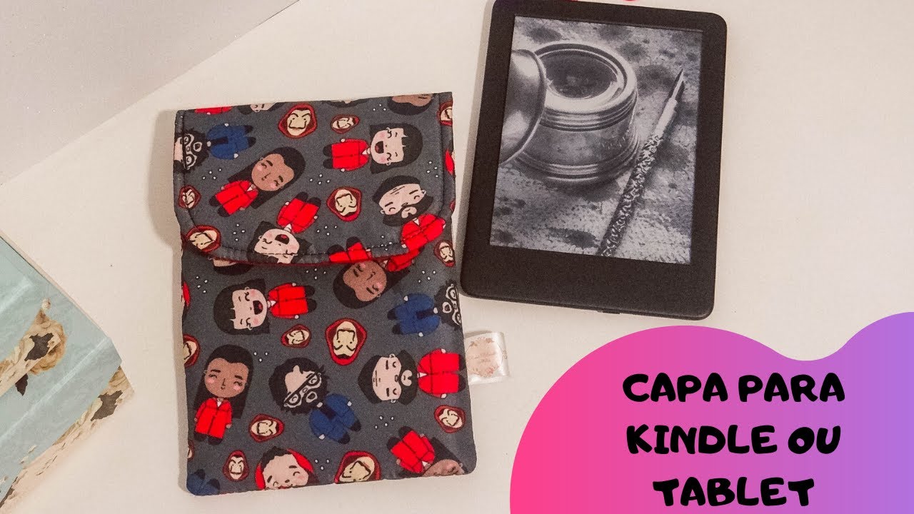 PORTA KINDLE OU TABLET - PASSO A PASSO- FÁCIL