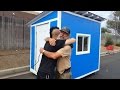 Watch How Dozens of Homeless People React to Receiving a Tiny House