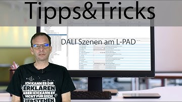 Tips & Tricks - Controlling a DALI scene with an L-PAD (English)