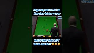 Highest score in snooker history 🤯💯. Neil Robertson 151 #SNOOKER #snookerskills #151 #neilrobertson