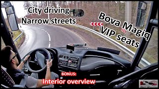 Bova Magiq VIP Bus Driving in City + Small review | CV/POV Camera | Coach
