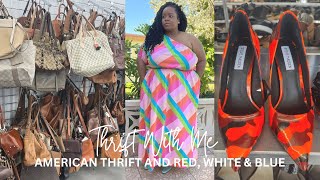 Thrift With Me: American Thrift and Red, White & Blue Hollywood #thriftwithme