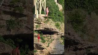 Mostar Traditional Tourist Test for Old Bridge Jumps #superbadventures
