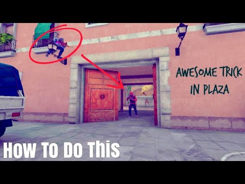 Coolest Spot In Plaza Map - Critical Ops (How To Get Up There) EASY TRICK
