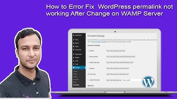 WordPress permalink not working on WAMP Server  How to solve this