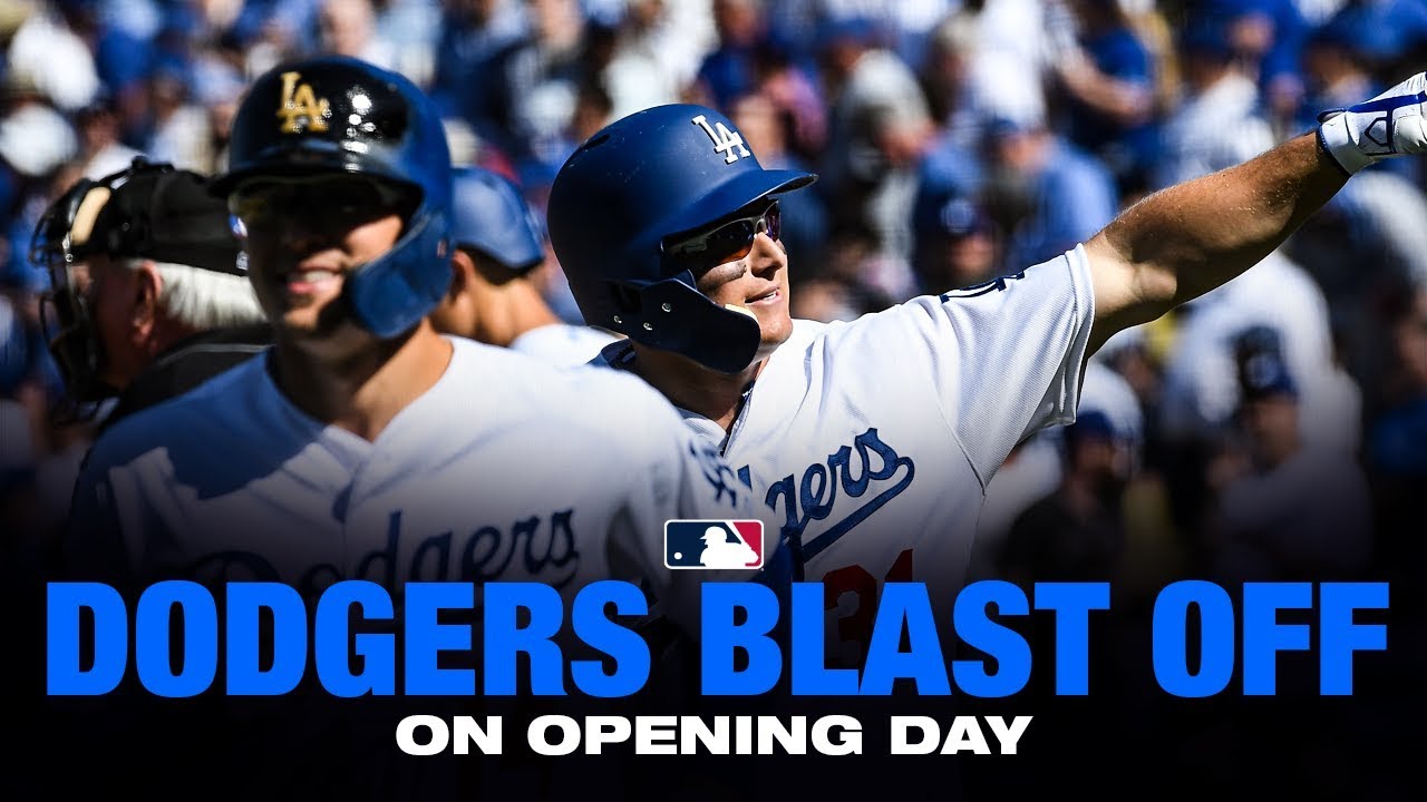 Dodgers crush eight home runs on Opening Day 