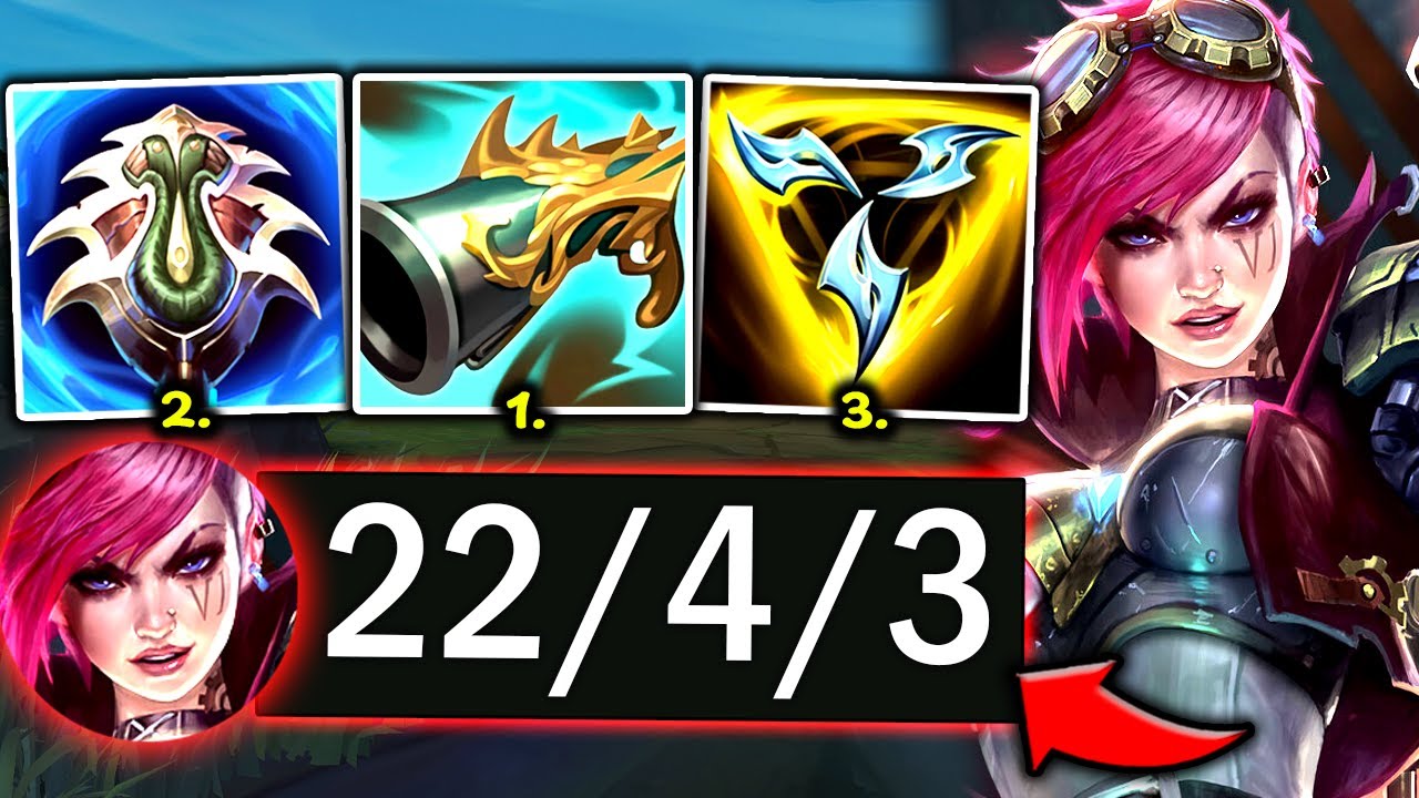 VI TOP BUT I HYPER 1V5 THE ENTIRE GAME (VI IS A 1V5 BEAST👌) - 2025 Vi ...