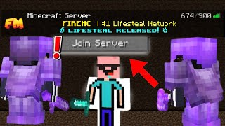 I Joined A Deadliest FireMc Minecraft Smp...