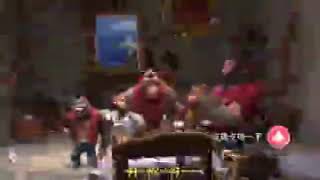 Chinese monkey sing but low quality and sound  with 1 fps