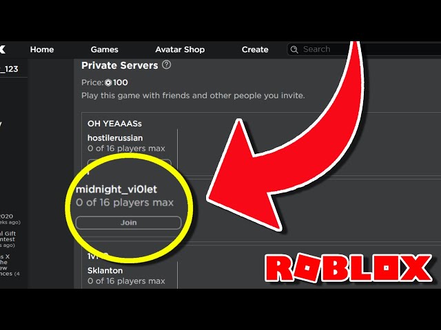 Roblox - how to join private servers on PS4