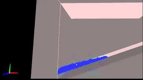 Particles sliding on inclined plane