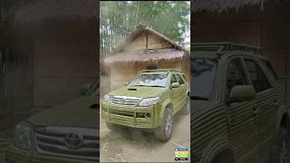 final steps of assembling and testing the Fortuner car