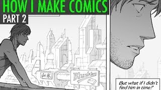 How I Make Comics, Pt. 2 [Inking/Toning/Lettering]