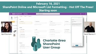 SharePoint Online and Microsoft List Formatting - Hot Off The Press!