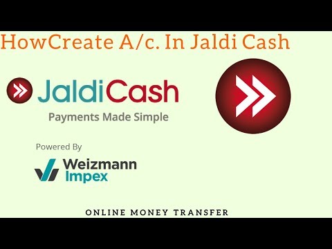 Jaldi Cash| How to create A/c in jaldi cash in hindi| Jaldi Cash Money Transfer | JALDI CASH ||