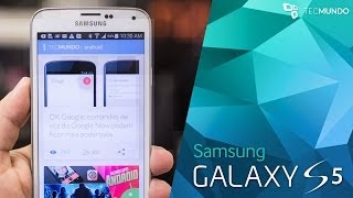 Samsung Galaxy S5 [Análise de Produto] - TecMundo(http://www.tecmundo.com.br/galaxy-s5/analise-samsung-galaxy-s5-review.htm A Samsung conta com o smartphone top de linha Android mais vendido do ..., 2014-05-01T05:10:34.000Z)