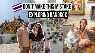 EXPLORING BANGKOK Thailand did NOT go as planned! Grand Palace, Siam Paragon & CRAZY Cat Cafe!