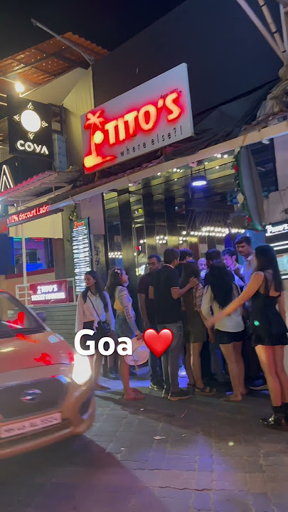 Tito’s Club Baga  | Most Famous Club in Goa | #titos #travel #club #goa #ytshorts