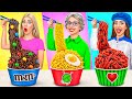 自分 vs おばあちゃんの料理チャレンジ | 面白いキッチンハック Super Hyper DO