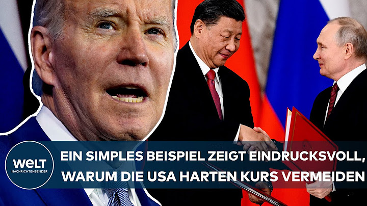 CHINA: Potentielle Gefahr! Simples Beispiel zeigt eindrucksvoll, warum die USA harten Kurs vermeiden