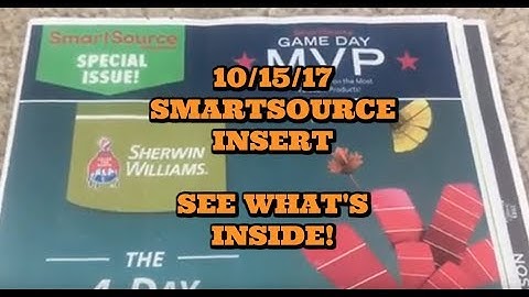 10/15/17 SMARTSOURCE INSERT | SEE WHAT