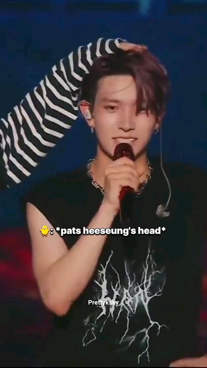 Ni-Ki patting his Jay & Heeseung hyung's head #enhypen #jay #heeseung #ni_ki #sunghoon