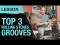 Top 3 Rolling Stones Drum Grooves | Charlie Watts | Drum Lesson