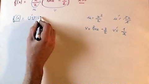 DERIVATION FONCTION LOGARITHME (produit)