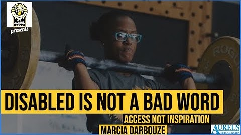 🦿♿🦽🦾Disabled is Not a Bad Word with Marcia Darbouze