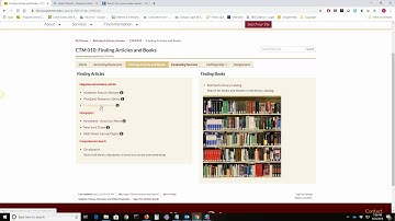 CTM 010 - Articles and Books Video