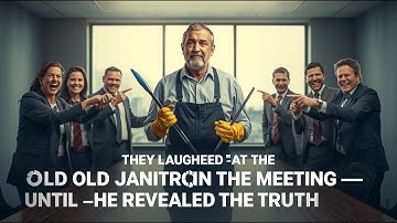 They Laughed at the Old Janitor in the Meeting—Until He Revealed the Truth