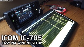 Icom IC-705 PAT Winlink Setup | Ham Radio Raspberry Pi