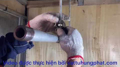 Thi công ống thép luồn dây điện bằng hệ treo | Ống thép luồn dây điện Hưng Phát