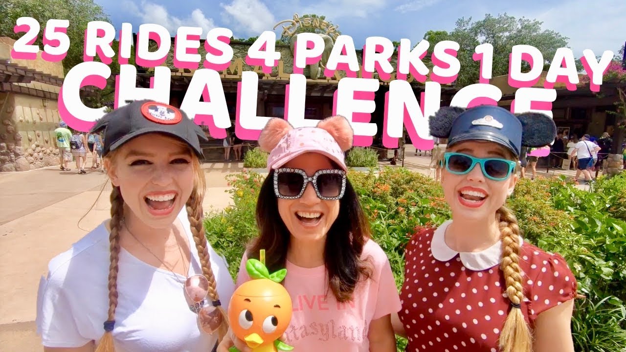 DISNEY WORLD 25 RIDE CHALLENGE - YouTube